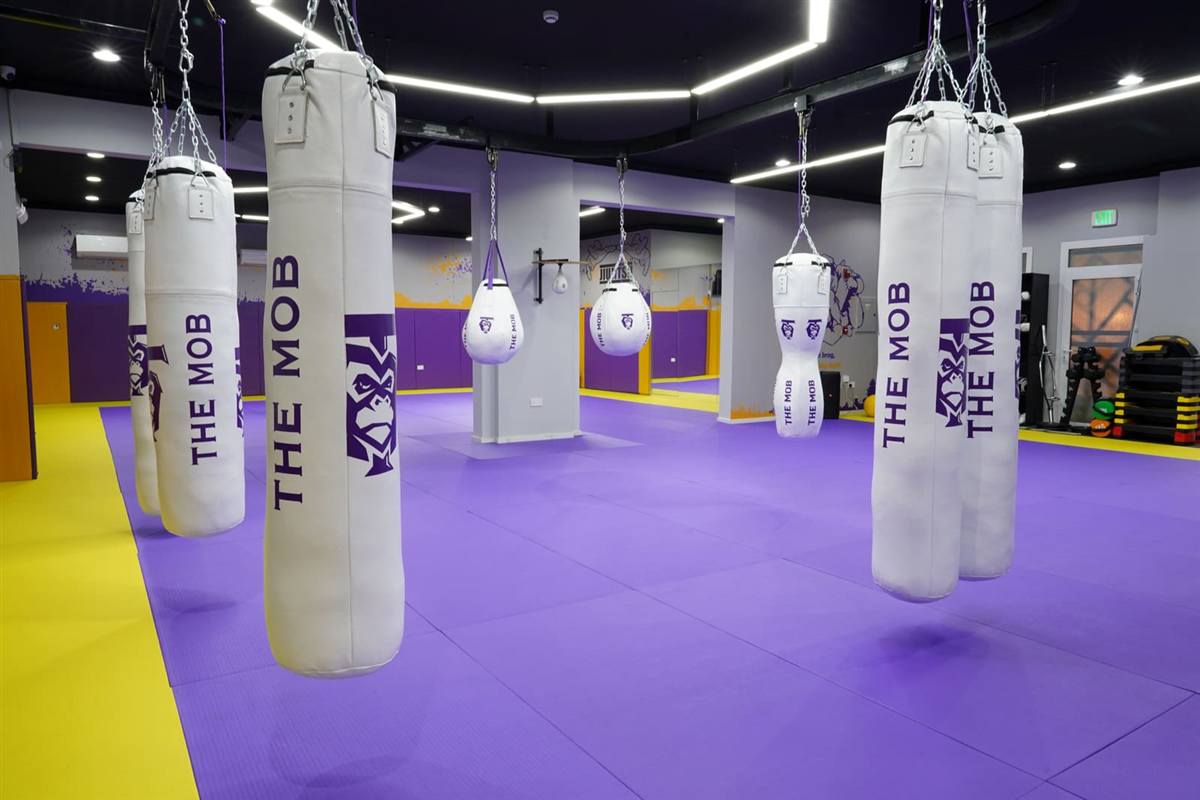MOB branded heavy bags